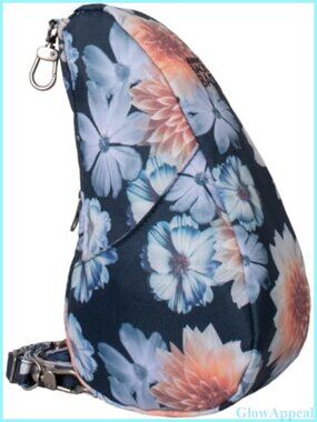 Recycled Poly Print Mini Crossbody Sling Bag Travel Purse